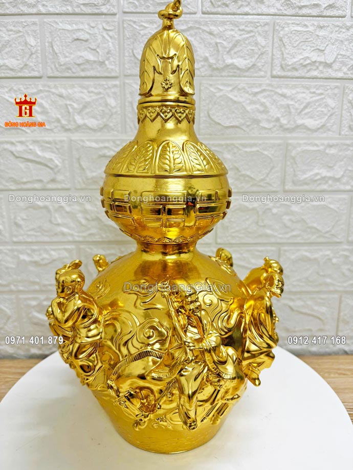 Hồ Lô bát tiên bằng đồng thường đặt tại phòng khách hoặc phòng ngủ để thay đổi phong thuỷ
